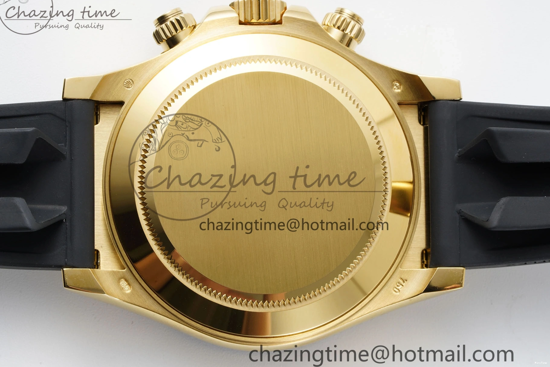 MiroTime 0429 Daytona 116518 BTF 1:1 Best Edition Paul Newman Black YG Dial on Oysterflex Rubber Strap SA4130 V Modern 2259